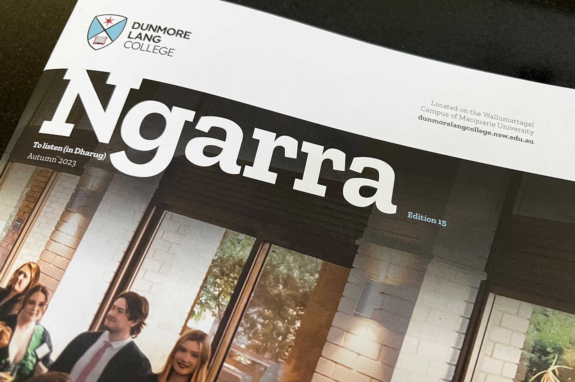 Dunmore Lang College - an example of education sector branding and graphic design by papermonkey