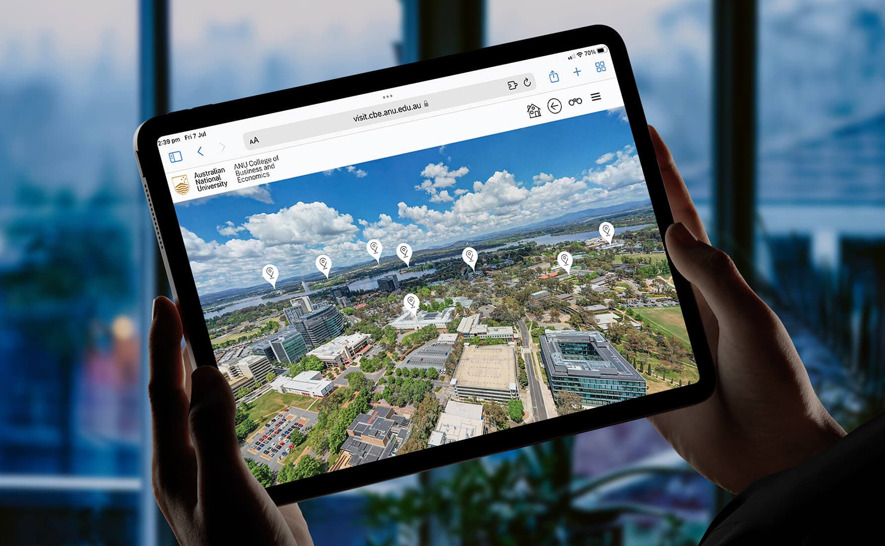 Virtual tours of student spaces